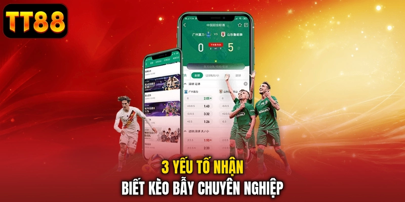 3 yếu tố nhận biết kèo bẫy chuyên nghiệp