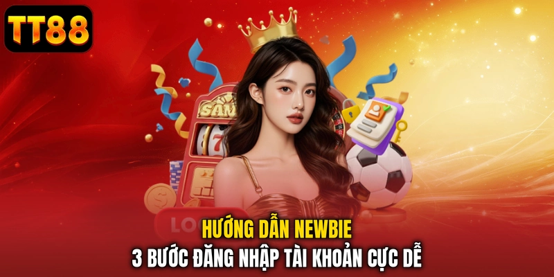 Hướng dẫn newbie 3 bước đăng nhập tài khoản cực dễ
