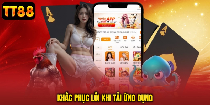Khắc phục lỗi khi tải ứng dụng