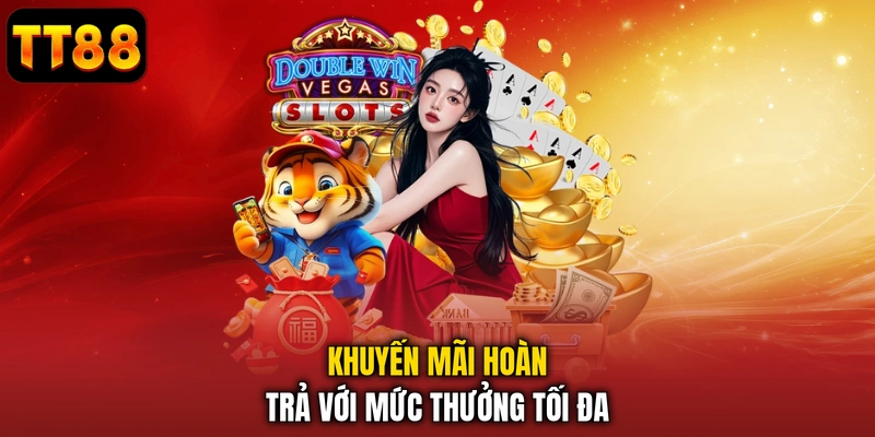 Khuyến mãi hoàn trả với mức thưởng tối đa